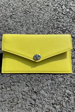 Pochette téléphone Jaune - Melca Paris Prix Réduit