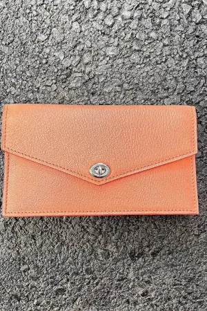 Pochette téléphone Saumon - Melca Paris Meilleur Choix