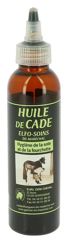 Huile de cade - Elfo Soins Du maréchal Usine Directe