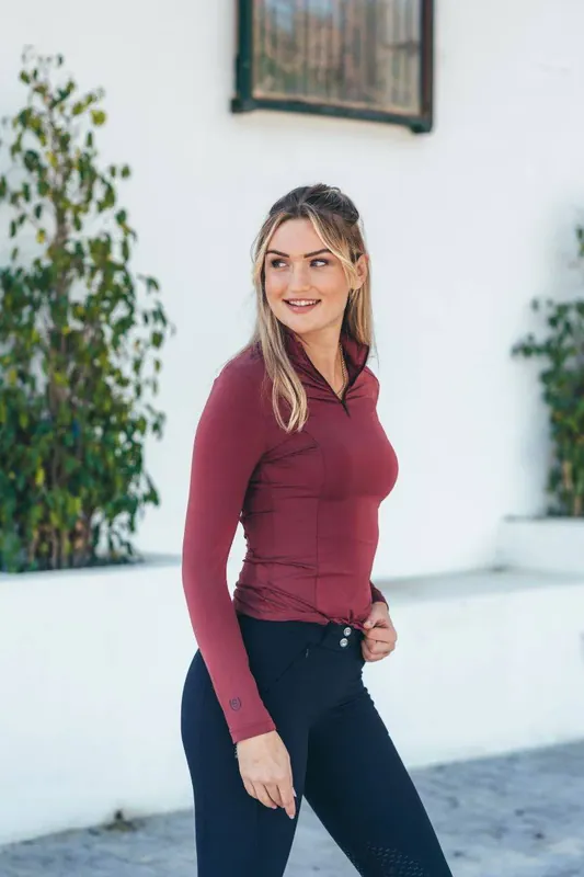 Promotion Saisonnière UV PROTECTION Top Bordeaux - Equestrian Stockholm