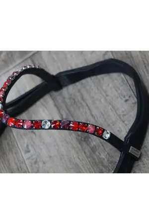 Frontal 12mm Rivoli "Bloody Mary" - Concept Equine Offre Du Jour