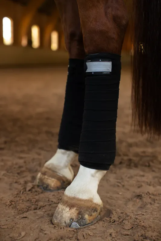 Bandes de polo Luminous Black - Equestrian Stockholm Meilleure Vente