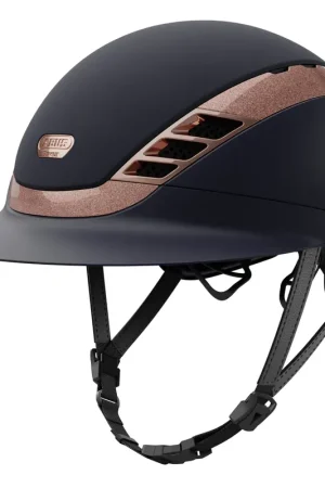 Promotion Casque AirLuxe Suprême Visière Polo Marine/Rose Gold - Abus