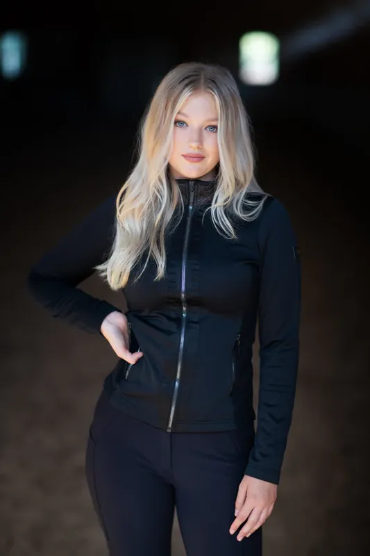 Veste Polaire All Black Glimmer - Equestrian Stockholm Petit Prix
