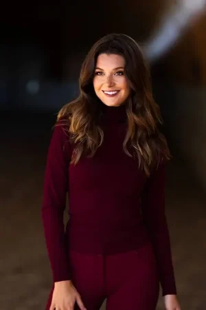 Pull col roulé knitted polo top Bordeaux - Equestrian Stockholm Expédition Rapide