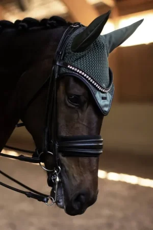 Nouvelle Collection Bonnet anti-mouches Sycamore Green - Equestrian Stockholm