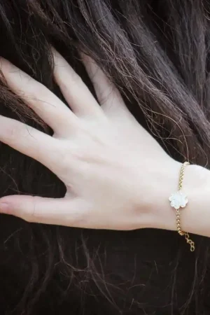 Vente Directe Bracelet trèfle à quatre feuilles - Ponytail & Co