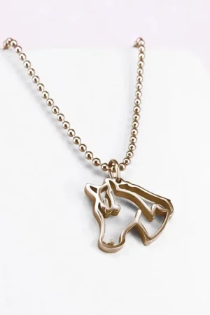 Haute Qualité Pendentif tête de cheval - Ponytail & Co