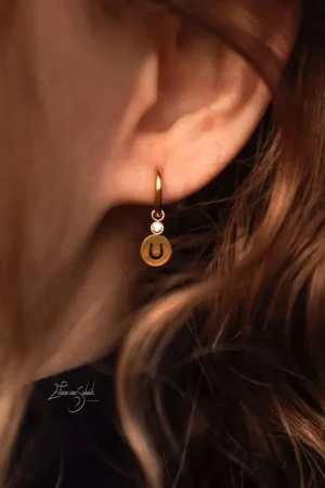 Boucles d'oreille fer à cheval - Ponytail & Co Satisfait Ou Remboursé