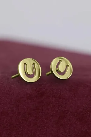 Boucles d'oreille fer à cheval - Ponytail & Co Marque