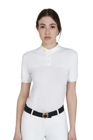 Polo de concours slim fit technique - EQUESTRO Prix Réduit
