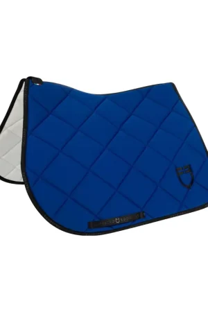 Achat Immédiat Tapis de selle technique logo bleu électrique/noir - EQUESTRO