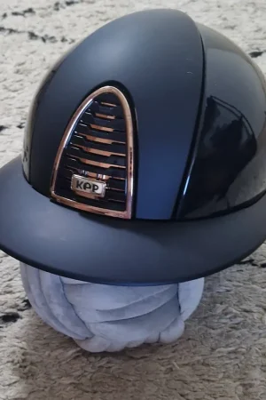 Offre Limitée Casque CROMO 2.0 Polish Bleu Rose Gold visière POLO - KEP ITALIA