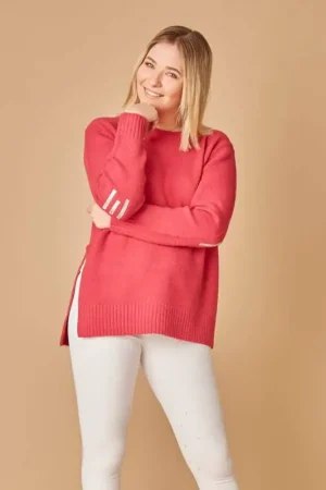 Marque Pull ICONE framboise - GEM
