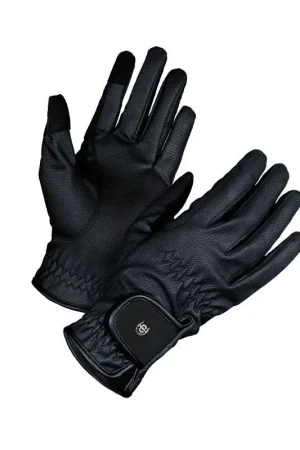 Gants Motion Noir- Equestrian Stockholm Soldes