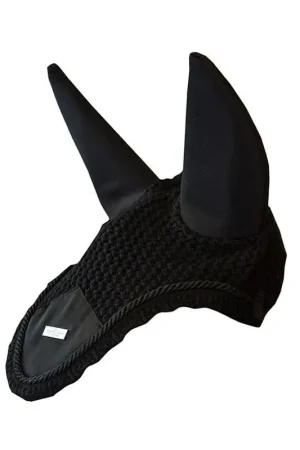 Achat Immédiat Bonnet anti-mouches Anti-bruit Padded Noir - Equestrian Stockholm