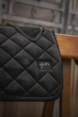 Tapis de selle New Strass noir - PENELOPE COLLECTION Top Vente