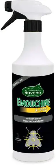 Spray anti-mouches Emouchine X-Pro - Laboratoire Ravene Dernier Modèle