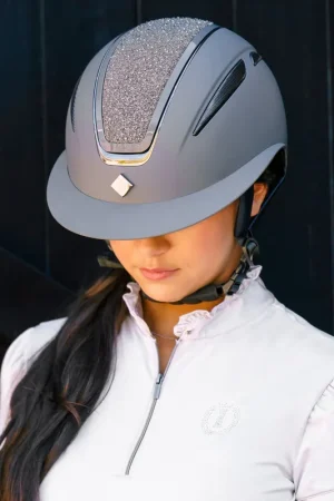 Offre Exclusive Casque d'équitation visière large Olania Deluxe - Imperial Riding