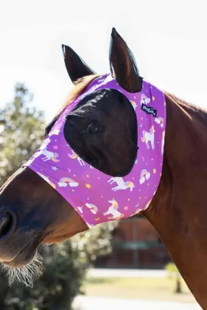 Masque Anti-mouches avec oreilles Lycra Licorne - Pro Tech Offre Limitée