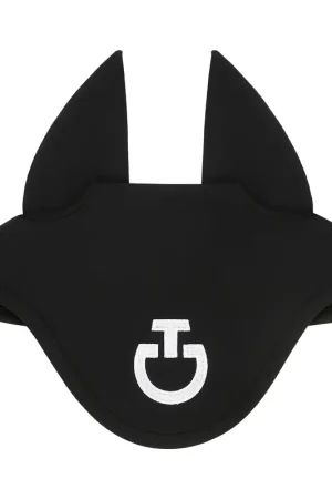 Bonnet anti-mouches tissu Noir- CAVALLERIA TOSCANA Certifié