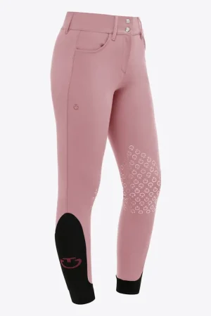 Pantalon d'équitation American Breeches knee grip Rose - CAVALLERIA TOSCANA Super Prix