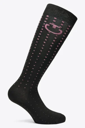 Chaussettes Pop Art Jacquard noir- CAVALLERIA TOSCANA Certifié