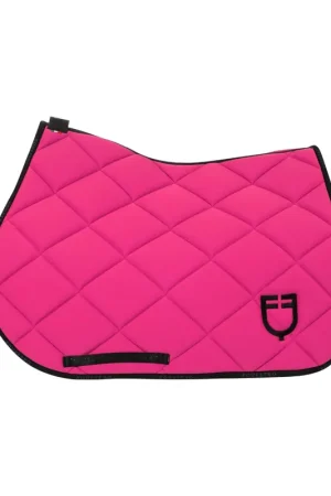 Achat Immédiat Tapis de selle technique logo fuchsia/noir - EQUESTRO
