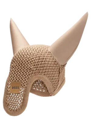 Bonnet anti-mouches Monochrome Camel - Boss Equestrian Promotion