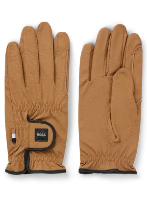 Populaire Gants d'équitation hybrid Camel - Boss Equestrian