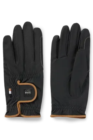 Offre Spéciale Gants d'équitation Hybrid Noir - Boss Equestrian