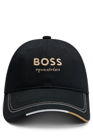 Casquette brodée Noir - Boss Equestrian Promotion Saisonnière