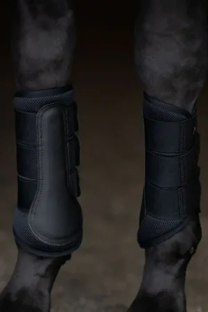 Offre Exclusive Guêtres de dressage Classic mesh All Black - Equestrian Stockholm