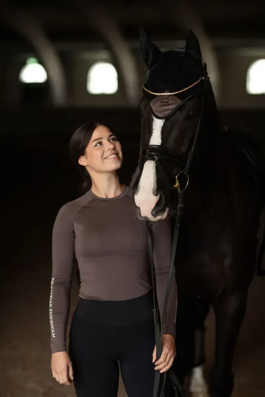 Expédition Rapide Top Base Layer Dynamic Mocha - Equestrian Stockholm