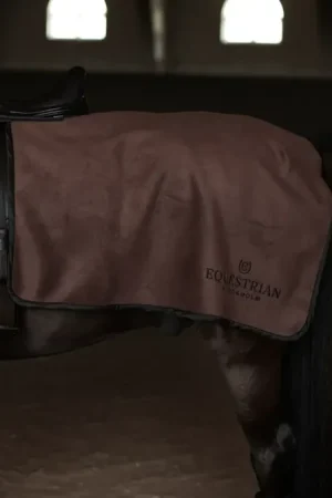 Couvre-reins monoquartier Heavy Fleece Mocha - Equestrian Stockholm Offre Du Jour