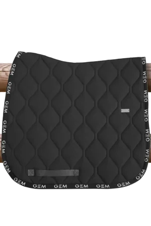 Tapis de selle LOVE DRESSAGE NOIR - GEM Prix Cassé