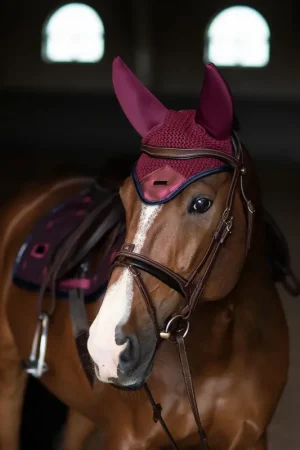 Commander Maintenant Bonnet anti-mouches anti-bruit Modern Twill - Equestrian Stockholm