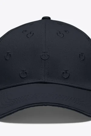 Top Vente Casquette All-over Logo Bleu marine - Cavalleria Toscana