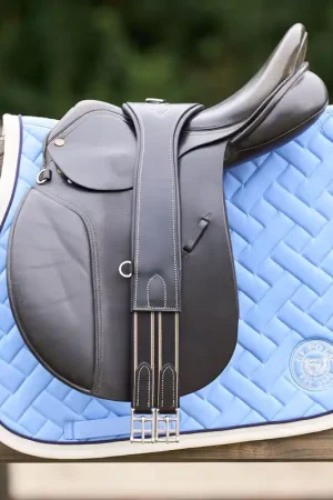 Satisfait Ou Remboursé Tapis de selle Favourite bleu - HV POLO