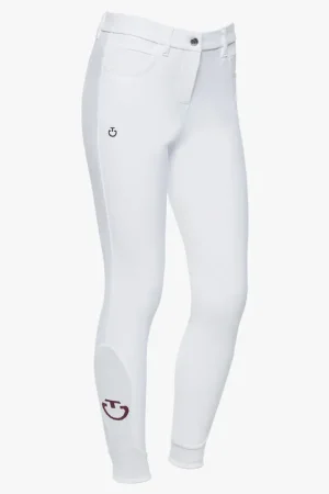 Offre Spéciale Pantalon d'équitation Enfant Knee Grip Blanc - CAVALLERIA TOSCANA