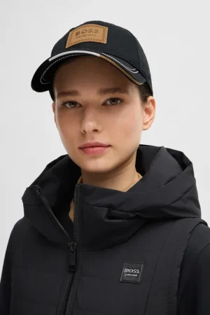 Retour Gratuit Casquette Vintage Patch cuir - Boss Equestrian