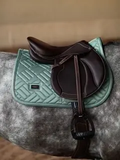Tapis de selle Modern Mint Green MIXTE - Equestrian Stockholm Remise