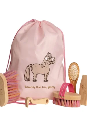 Sac de pansage avec brosses Sammy Kids - Kentucky Bon Plan