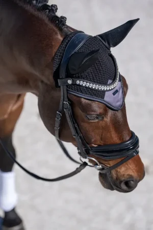 Bonnet anti-mouches Modern Dark Violet - Equestrian Stockhom Usine Directe