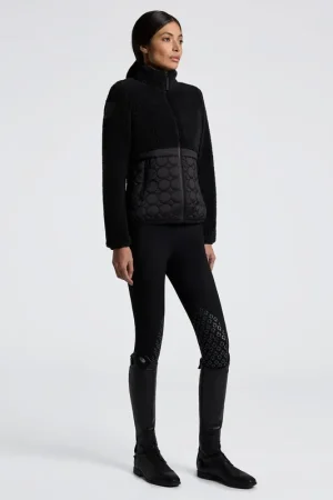 Veste zippée Teddy Bear Noir - CAVALLERIA TOSCANA Achat Immédiat