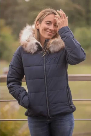 Prix Promo Blouson d'equitation Louxy bleu marine - PENELOPE COLLECTION