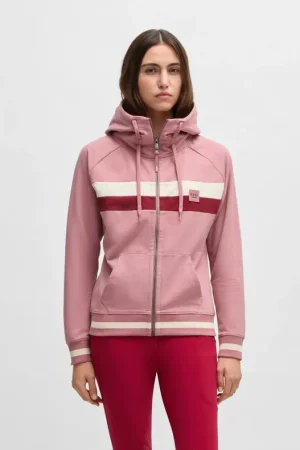 Sweat Zippé Riva rose AW25 - Boss Equestrian Pas Cher