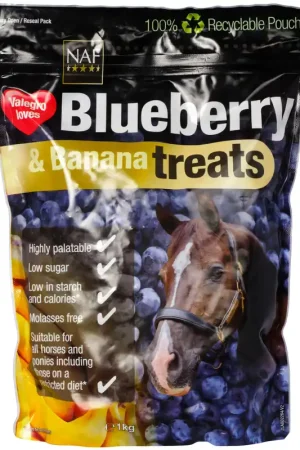 Friandises Appy Treats Myrtille et banane - NAF Produit De Marque