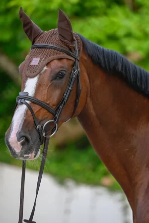 Pas Cher Bonnet anti-mouches Cappuccino - Boss Equestrian