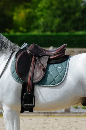 Expédition Rapide Tapis de selle LOVE Obstacle Bleu pacifique - GEM